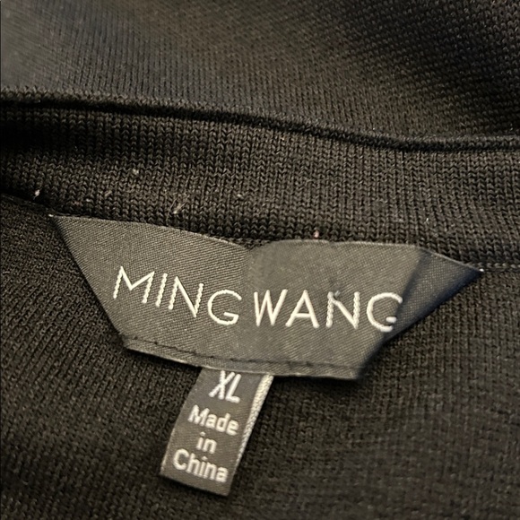 Ming Wang black batwing silver studded sweater Size XL EUC - Picture 7 of 9